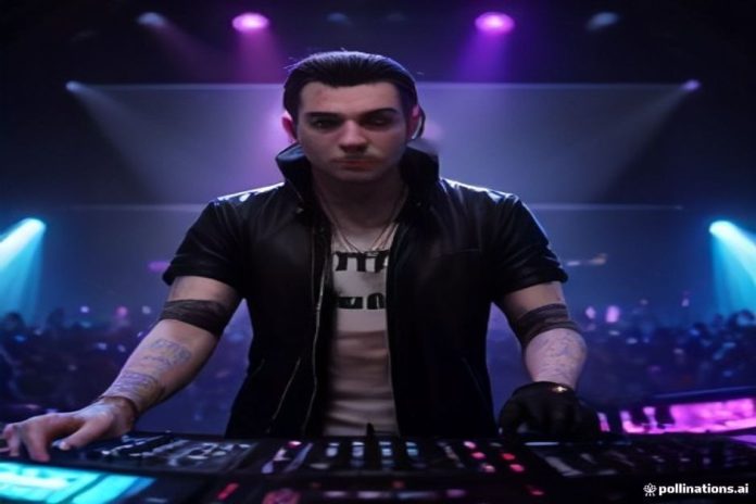 DJ20Grand20Theft20Auto20VI20Announces2034Track20Original20Album20playing20live20at20a20huge20EDM20electronic20music20festival20professional20photography20crowd20lasers